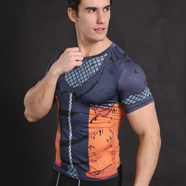 DRAGON BALL Z Super Saiyan Compression Shirt for Men