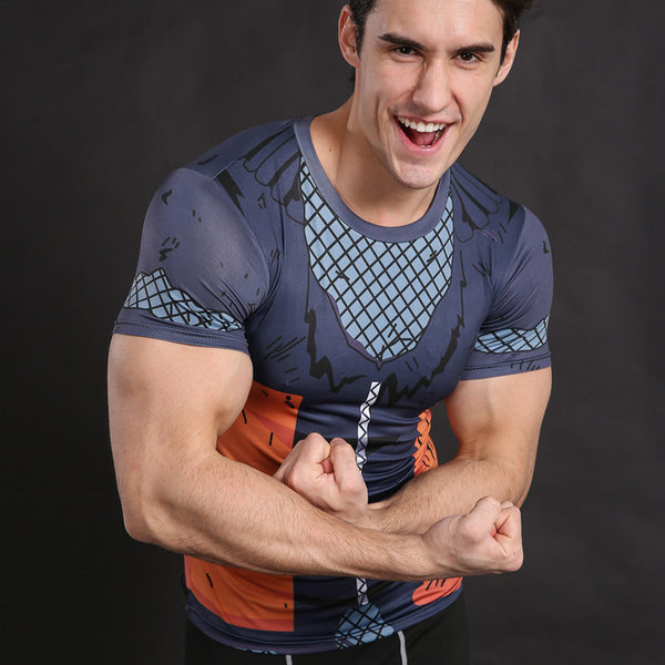 DRAGON BALL Z Super Saiyan Compression Shirt for Men