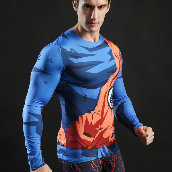 DRAGON BALL Goku Compression Shirt for Men (Long Sleeve)