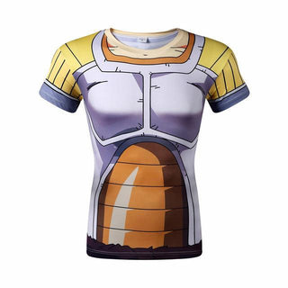 DRAGON BALL Z Short Sleeve Compression Shirt for Men