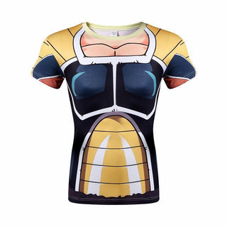 DRAGON BALL Z Short Sleeve Compression Shirt for Men