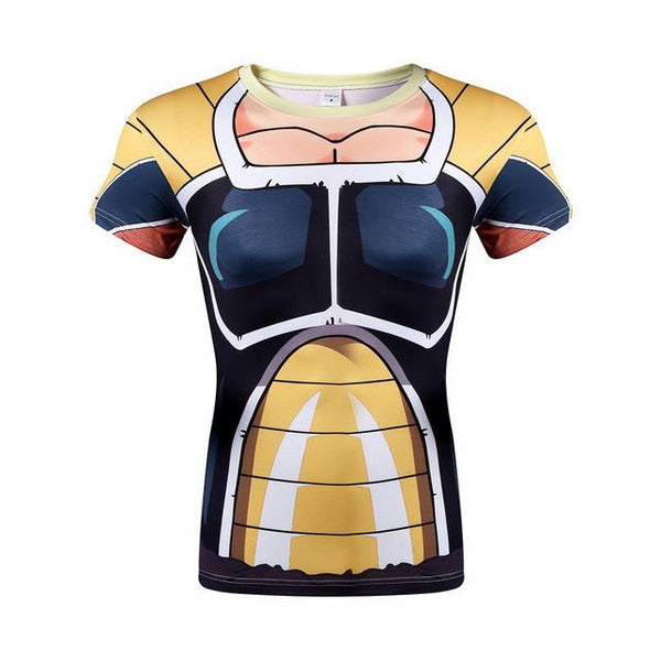DRAGON BALL Z Short Sleeve Compression Shirt for Men