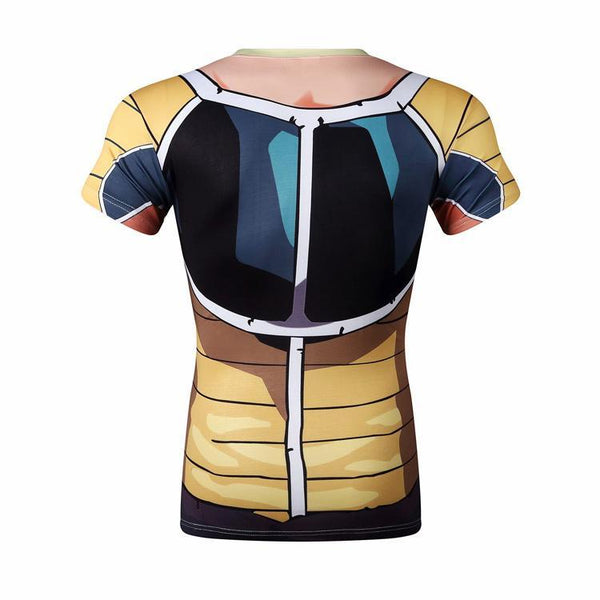 DRAGON BALL Z Short Sleeve Compression Shirt for Men