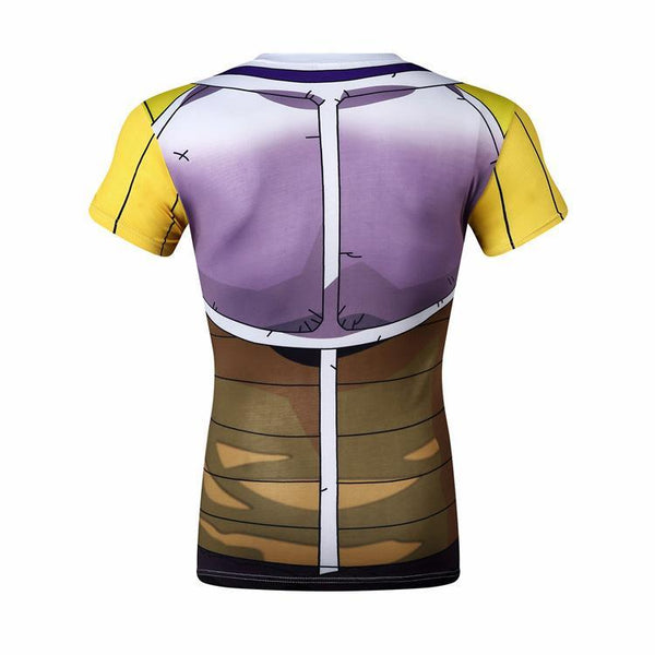 DRAGON BALL Z King Vegeta Short Sleeve Compression Shirt for Men