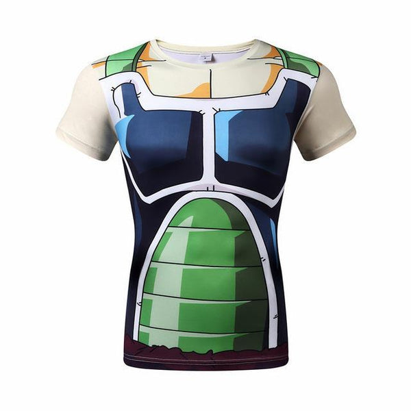 DRAGON BALL Z Bardock Short Sleeve Compression Shirt for Men