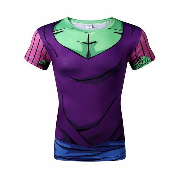 DRAGON BALL Z Piccolo Short Sleeve Compression Shirt for Men