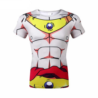 DRAGON BALL Z Short Sleeve Compression Shirt for Men