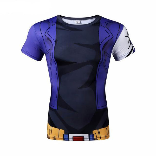DRAGON BALL Z Short Sleeve Compression Shirt for Men