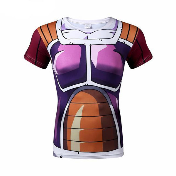 DRAGON BALL Z Freiza Compression Shirt for Men Short Sleeve