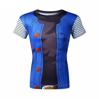DRAGON BALL Z Short Sleeve Compression Shirt for Men