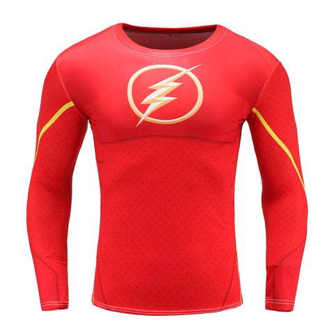 Flash Superhero Compression Shirt Mens - PKAWAY