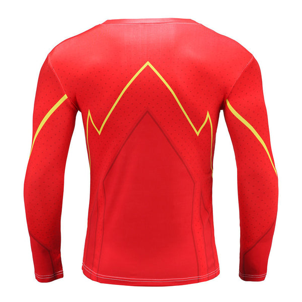 Retro FLASH Compression Shirt for Men (Long Sleeve)