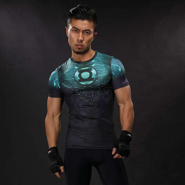 GREEN LANTERN Compression Shirt for Men (Short Sleeve) – ME SUPERHERO