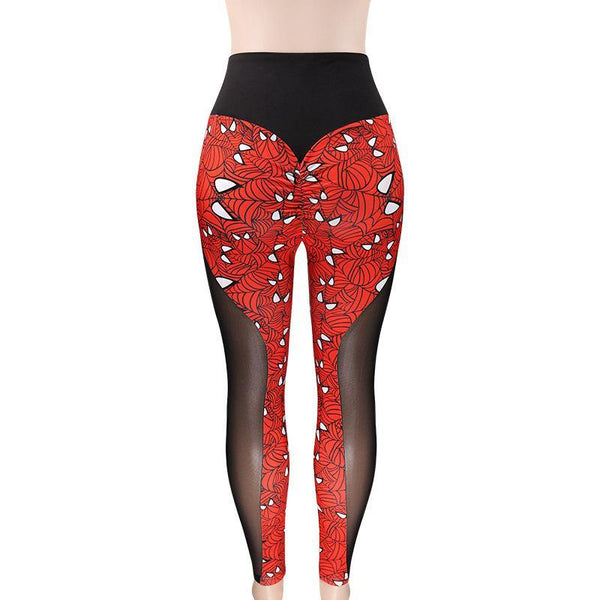 High Waist SPIDERMAN Fitness Leggings for Women