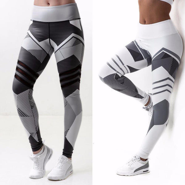 Abstract High Waist Women Leggings (4 Colors)