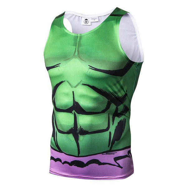 HULK Green Compression Tank Top – ME SUPERHERO