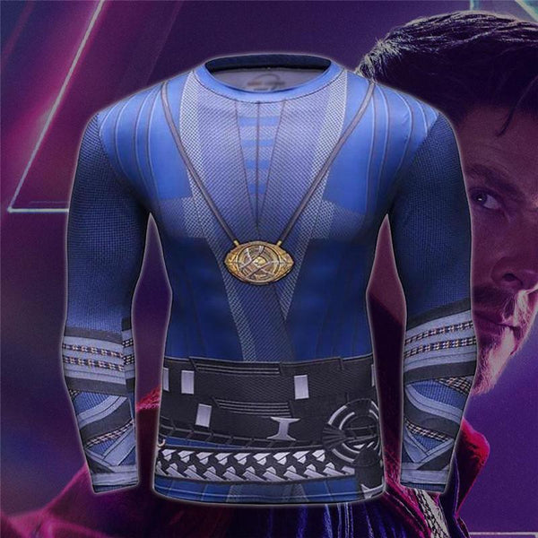 Infinity War DR. STRANGE Long Sleeve Compression Shirt for Men