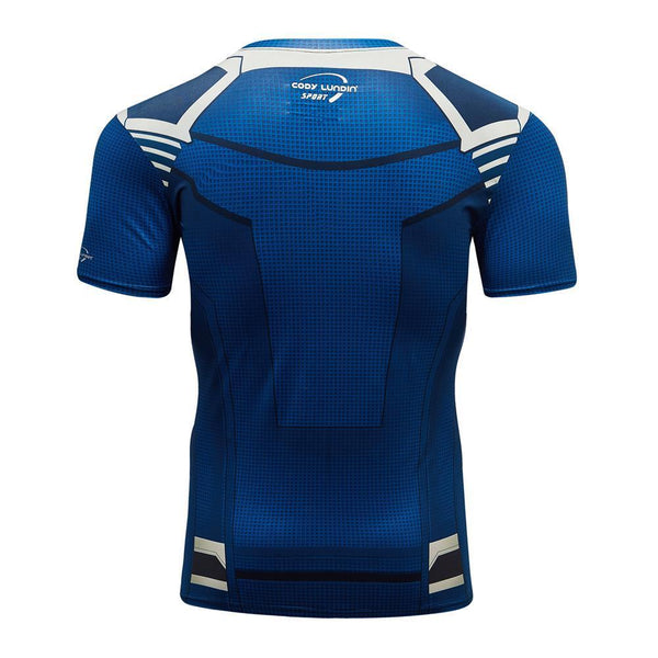 Infinity War THANOS Short Sleeve Compression Shirt for Men