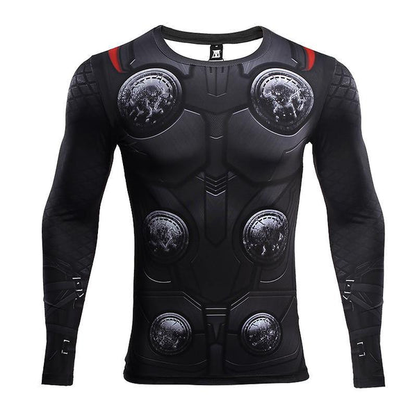Infinity War THOR Long Sleeve Compression Shirt for Men