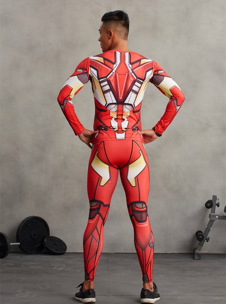 Superhero Leggings Iron Man Drakon Style Leggings For Yoga