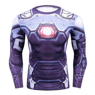 IRON MAN Compression Shirt for Men (Long Sleeve)