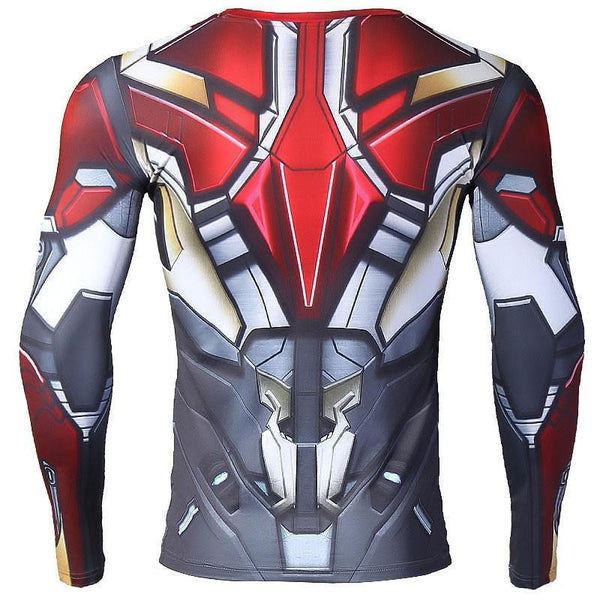 IRON MAN Compression Shirt for Men (Long Sleeve)