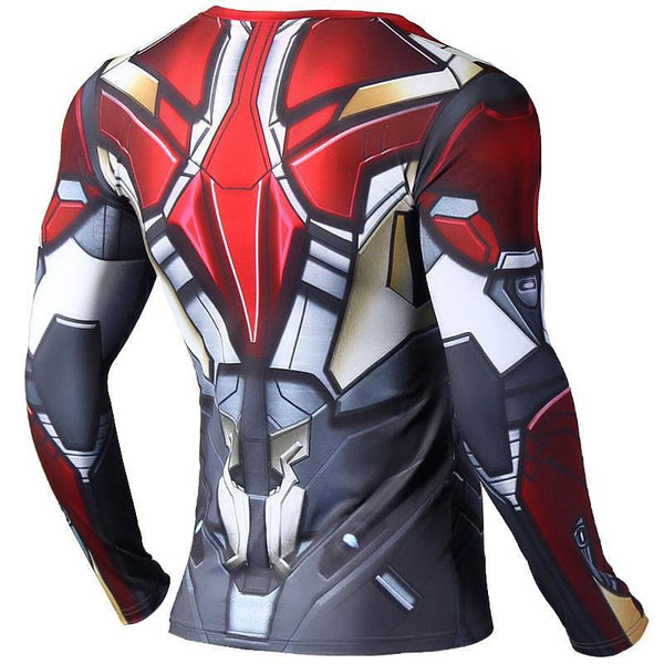 IRON MAN Compression Shirt for Men (Long Sleeve)