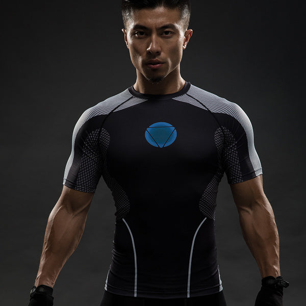 IRON MAN Compression Shirt for Men (Short Sleeve)