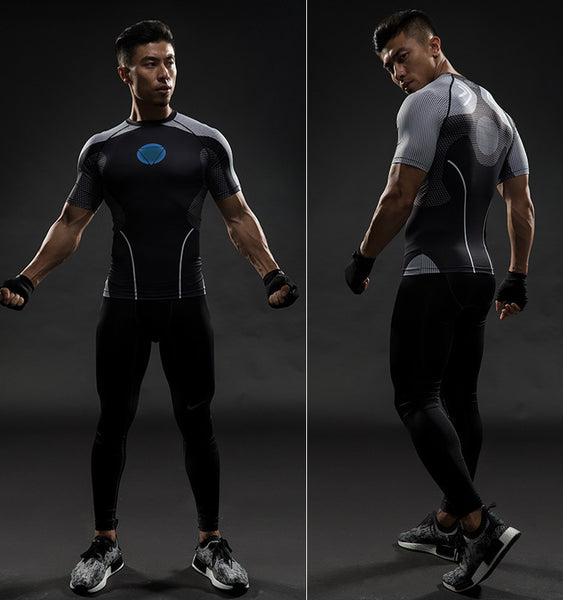 IRON MAN Compression Shirt for Men (Short Sleeve)
