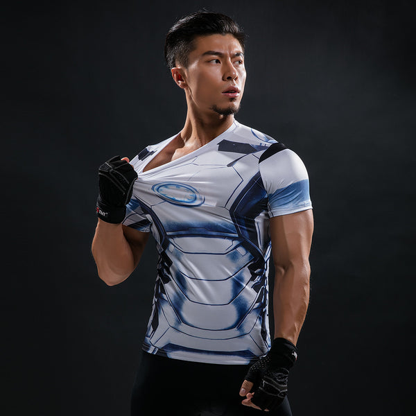 IRON MAN Compression Shirt for Men (Short Sleeve)
