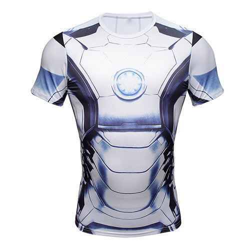 IRON MAN Compression Shirt for Men (Short Sleeve)