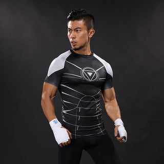 IRON MAN Compression Shirt for Men (Short Sleeve)