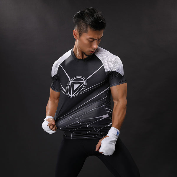 IRON MAN Compression Shirt for Men (Short Sleeve)