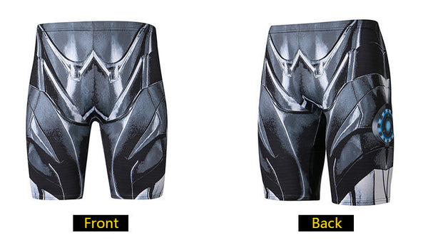 IRON MAN Compression Shorts for Men