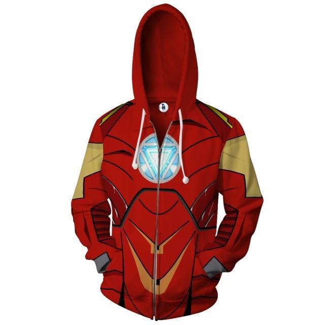 IRON MAN Hoodie Jacket – ME SUPERHERO