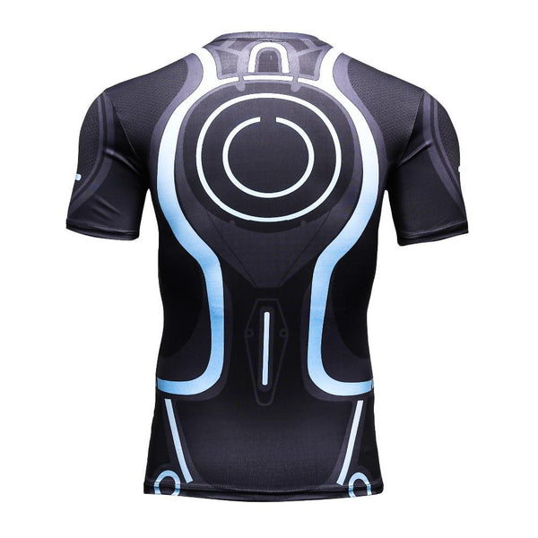 IRON MAN Short Sleeve Compression Shirt for Men