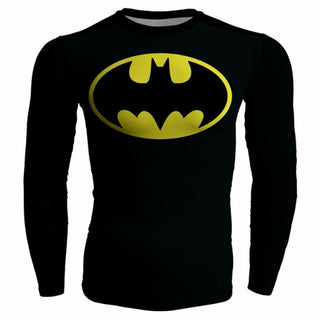Long Sleeve BATMAN Compression Shirt for Men