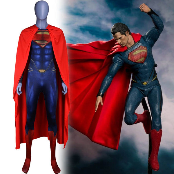 Man of Steel SUPERMAN Costume for Men – ME SUPERHERO