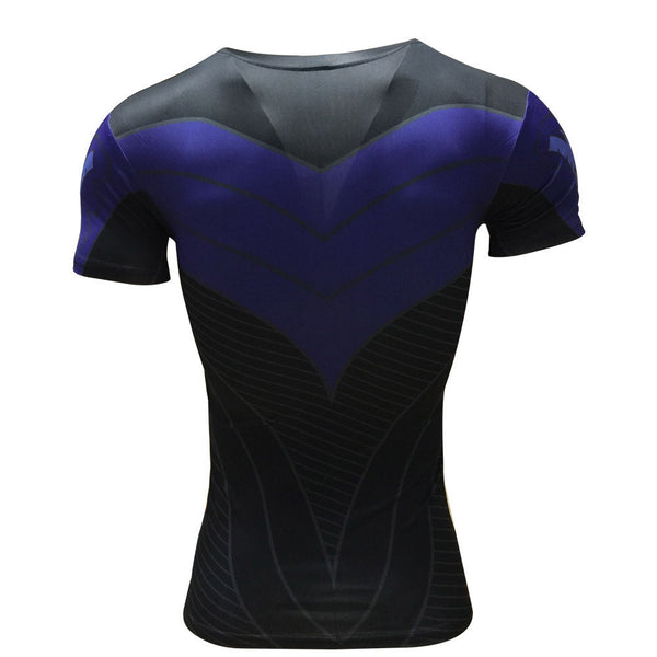 NIGHTWING Compression Shirt for Men (Short Sleeve)
