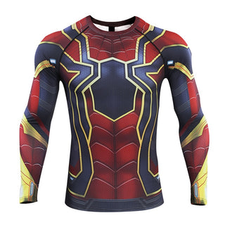 Avengers 4 SPIDERMAN Long Sleeve Compression Shirt