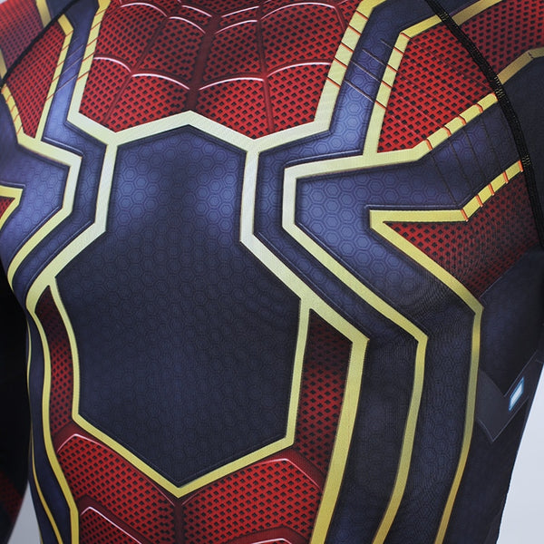 Avengers 4 SPIDERMAN Long Sleeve Compression Shirt