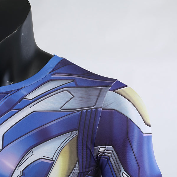 2019 Avengers 4 IRON MAN Short Sleeve Compression Shirt