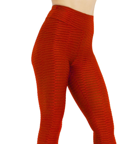 Bubble Textured High Waist Workout Leggings (6 colors)