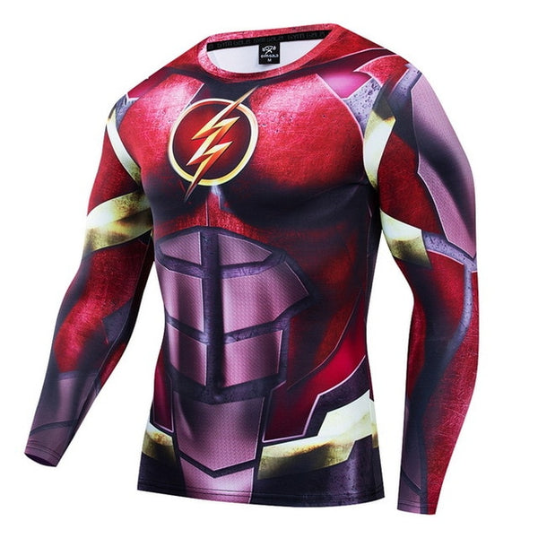 FLASH Long Sleeve Compression Shirt for Men
