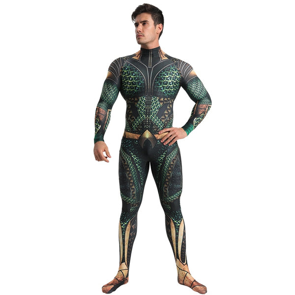 Classic AQUAMAN Cosplay Costume for Men
