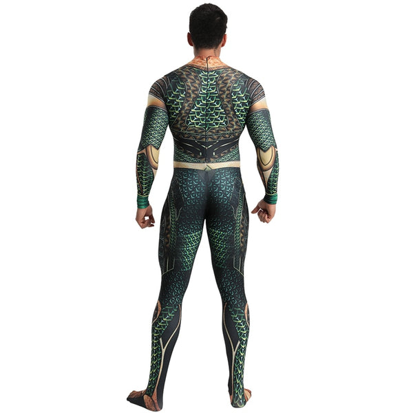 Classic AQUAMAN Cosplay Costume for Men