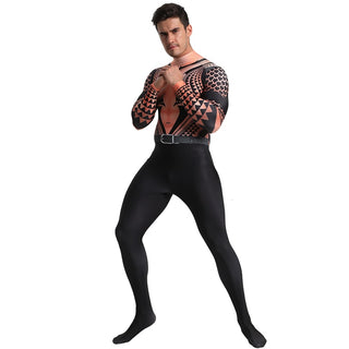AQUAMAN Tatoo Cosplay Costume for Men