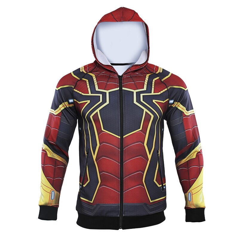 Avengers Endgame IRON SPIDER-MAN Zipper Hoodie – ME SUPERHERO