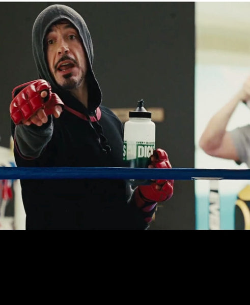 Black IRON MAN Pullover Hoodie