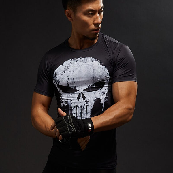 Punisher Compression Shirt for Men